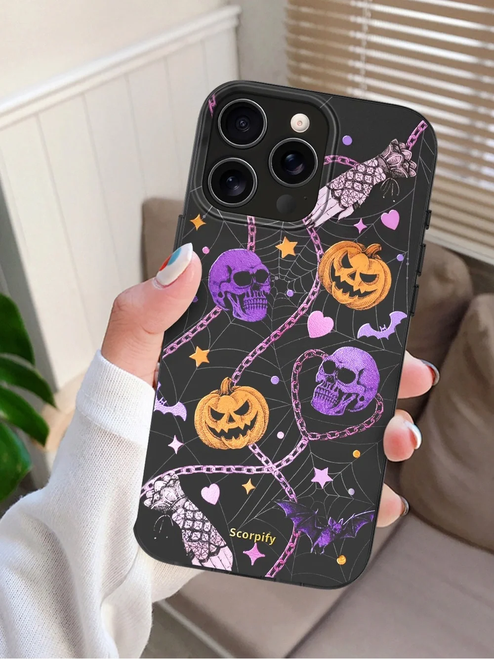 Haunted Pumpkin MagSafe Case for IPhone 16 Pro Max~ Brand New in Box